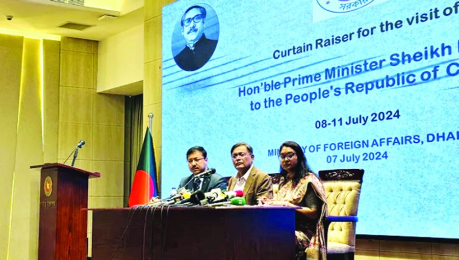 FM rules out any loan deal during PM Hasina’s China visit