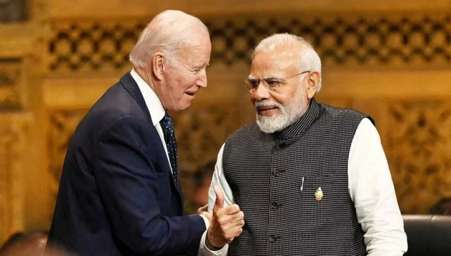 Joe Biden and Narendra Modi. Photo: AFP