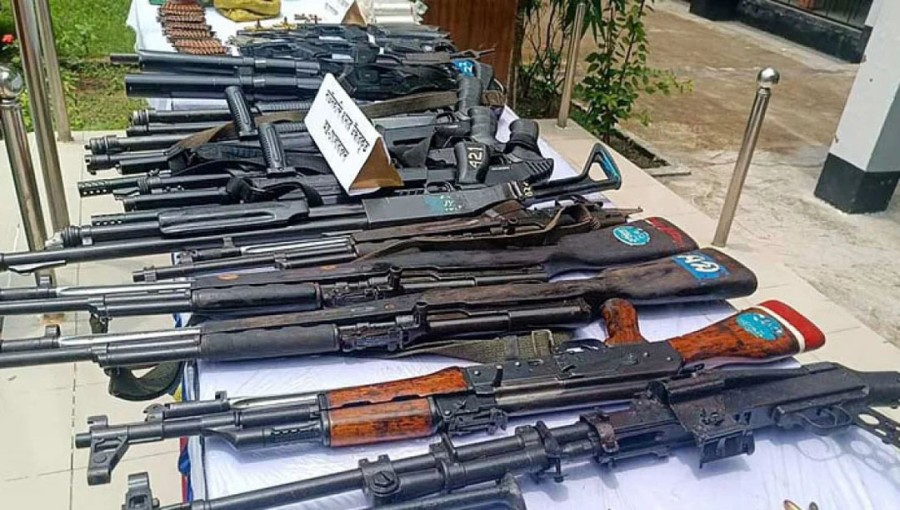 5,818 Weapons Looted Nationwide, 3,933 Recovered: Report